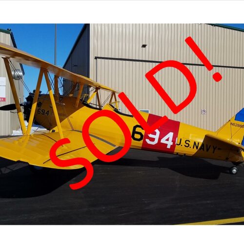SOLD - 1942 Boeing Stearman