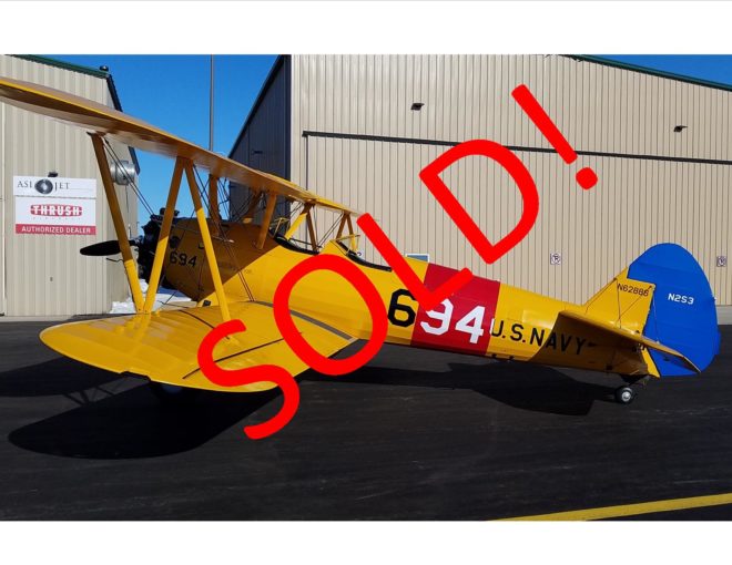 SOLD - 1942 Boeing Stearman